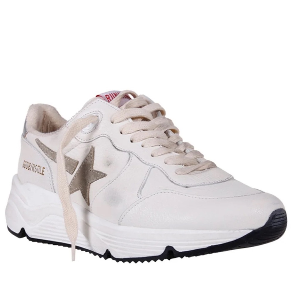 Golden Goose White Running Sole Sneaker